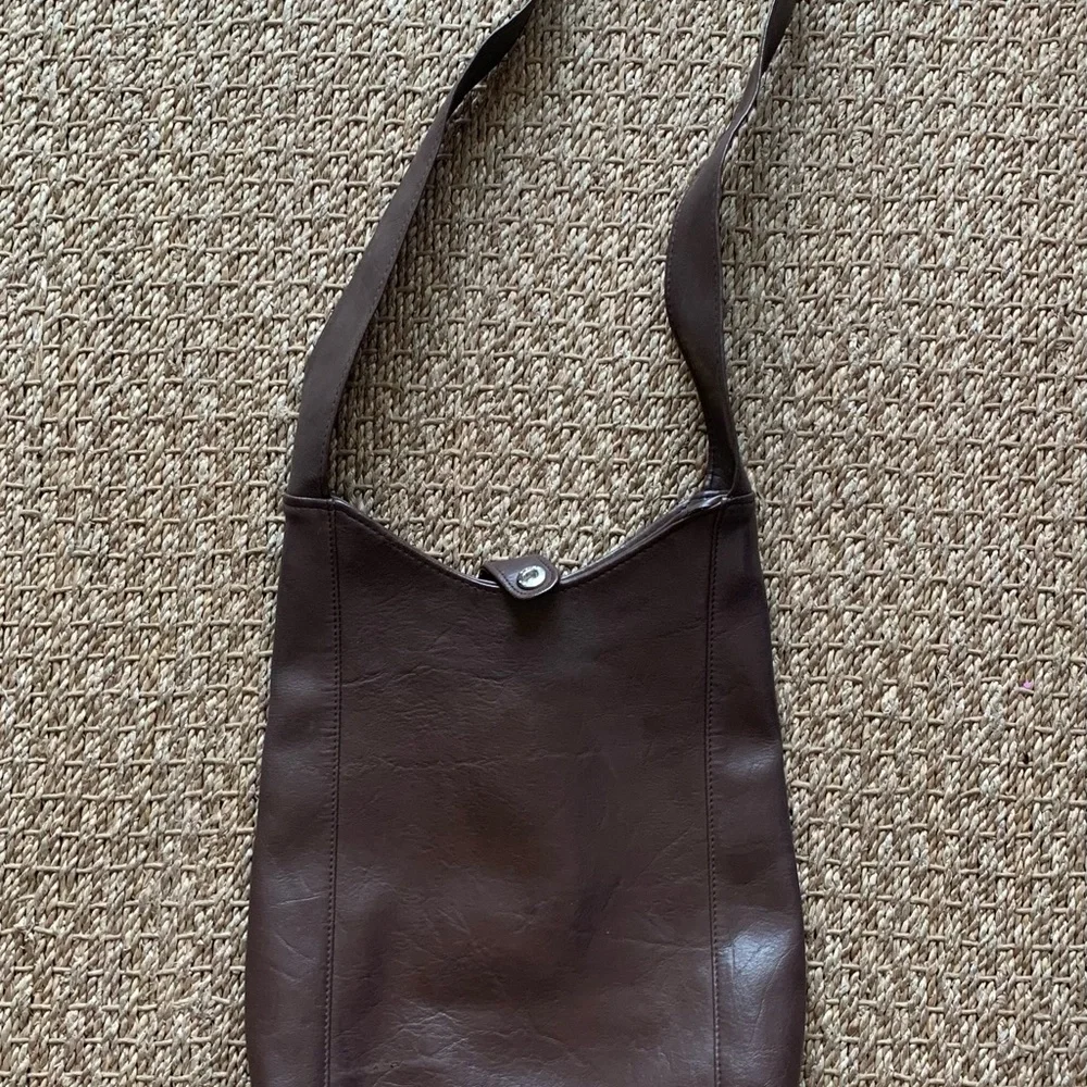 Faux Leather Shoulder Bag “Shoulder Sak” - Picture 1 of 14